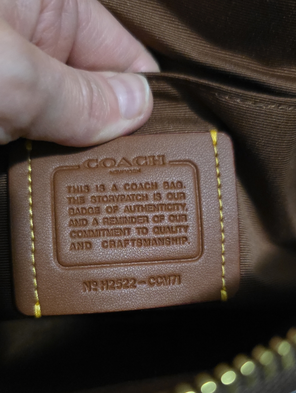 Coach Sadie Satchel Crossbody Bag in Metallic Signature Coated Canvas - Picture 7 of 16
